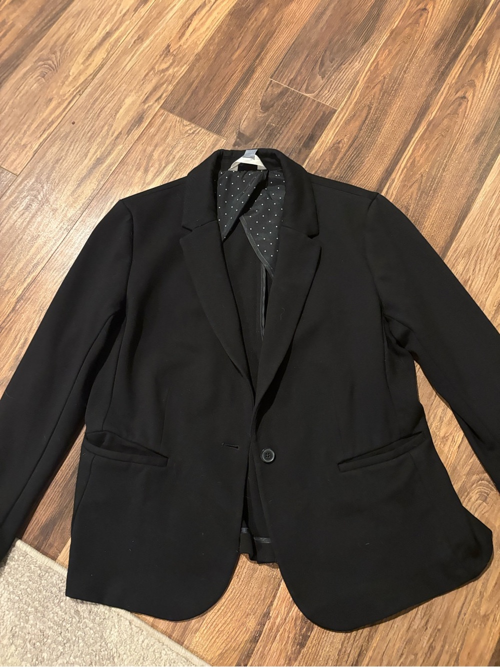 Vintage Old Navy Black Single-Button Women's Blazer Size Large